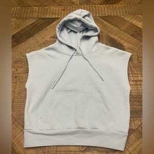 Fabletics light blue sleeveless Hoodie